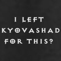 Funny I Left Kyovashad Diablo 4 Inspired Golf Towel