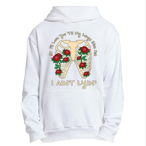 Funny Ill Love You Till My Lungs Give Out A Aint Lyin Urban Pullover Hoodie