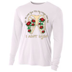 Funny Ill Love You Till My Lungs Give Out A Aint Lyin Cooling Performance Long Sleeve Crew