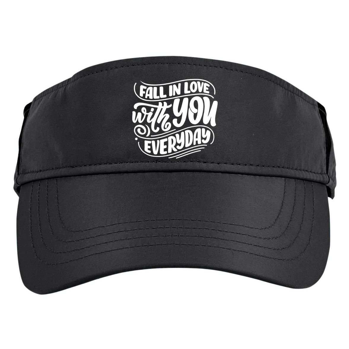 Fall In Love With You Everyday Cute Gift Adult Drive Performance Visor