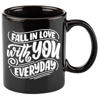 Fall In Love With You Everyday Cute Gift 11oz C Handle Ceramic Mug