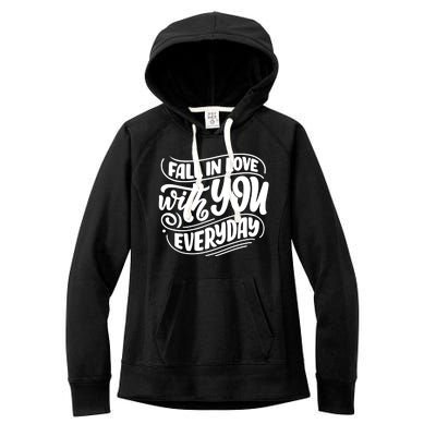 Fall In Love With You Everyday Cute Gift Women's Fleece Hoodie