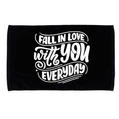 Fall In Love With You Everyday Cute Gift Microfiber Hand Towel