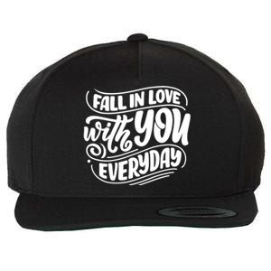 Fall In Love With You Everyday Cute Gift Wool Snapback Cap