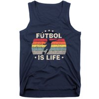 Futbol Is Life Soccer Funny Football Lover Vintage Tank Top