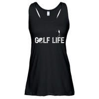 Funny I Love To Play Golf Novelty Fun Hobby Retirement Ladies Essential Flowy Tank