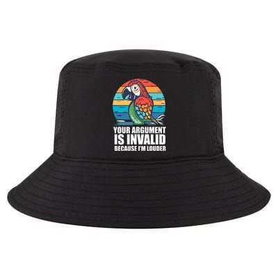 Funny Im Louder Sun Conure Parrot Bird Cool Comfort Performance Bucket Hat