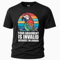 Funny Im Louder Sun Conure Parrot Bird Cooling Performance Crew T-Shirt