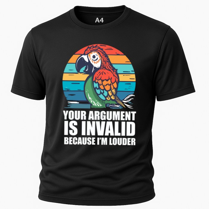 Funny Im Louder Sun Conure Parrot Bird Cooling Performance Crew T-Shirt
