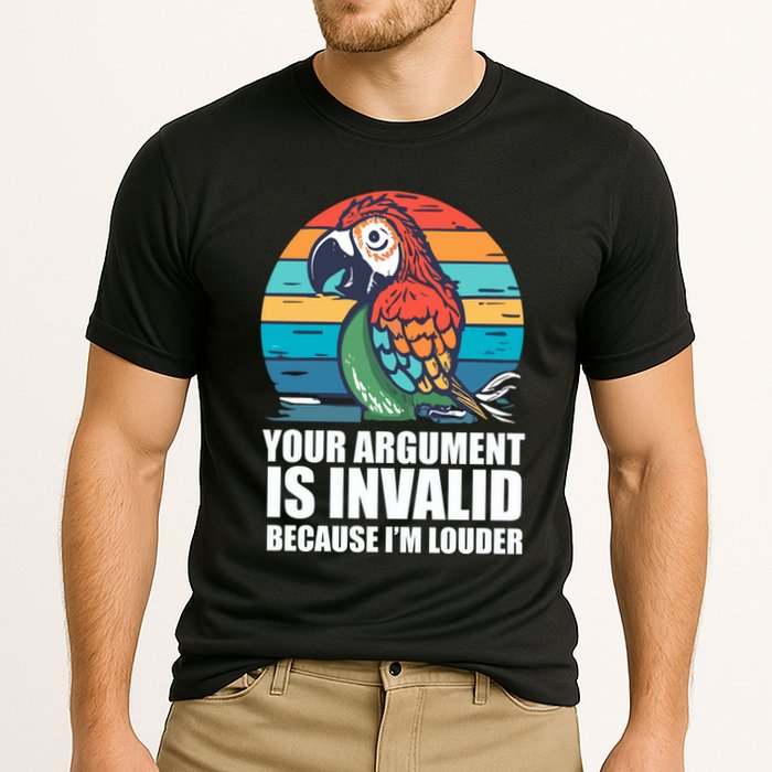 Funny Im Louder Sun Conure Parrot Bird Cooling Performance Crew T-Shirt