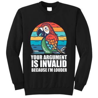 Funny Im Louder Sun Conure Parrot Bird Sweatshirt