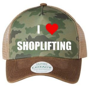 Funny I Love Shoplifting Design Legacy Tie Dye Trucker Hat