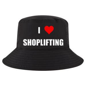 Funny I Love Shoplifting Design Cool Comfort Performance Bucket Hat