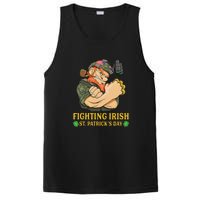 Fighting Irish Leprechaun American Soldier St Patrick's Day PosiCharge Competitor Tank