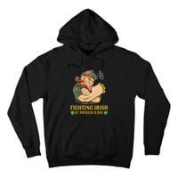 Fighting Irish Leprechaun American Soldier St Patrick's Day Tall Hoodie