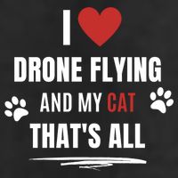 Funny I Love Drone Flying And My Cat Cats Lover Quadcopter Gift Adult Drive Performance Visor