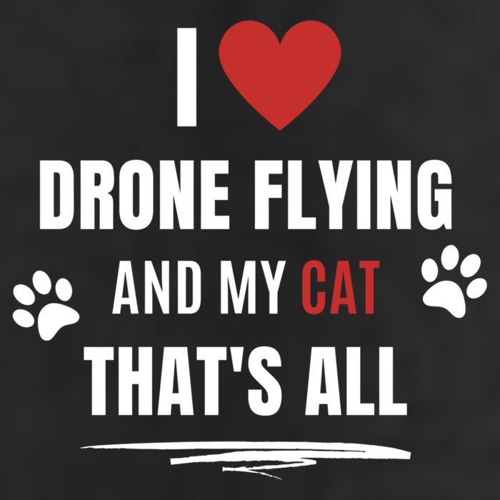 Funny I Love Drone Flying And My Cat Cats Lover Quadcopter Gift Adult Drive Performance Visor