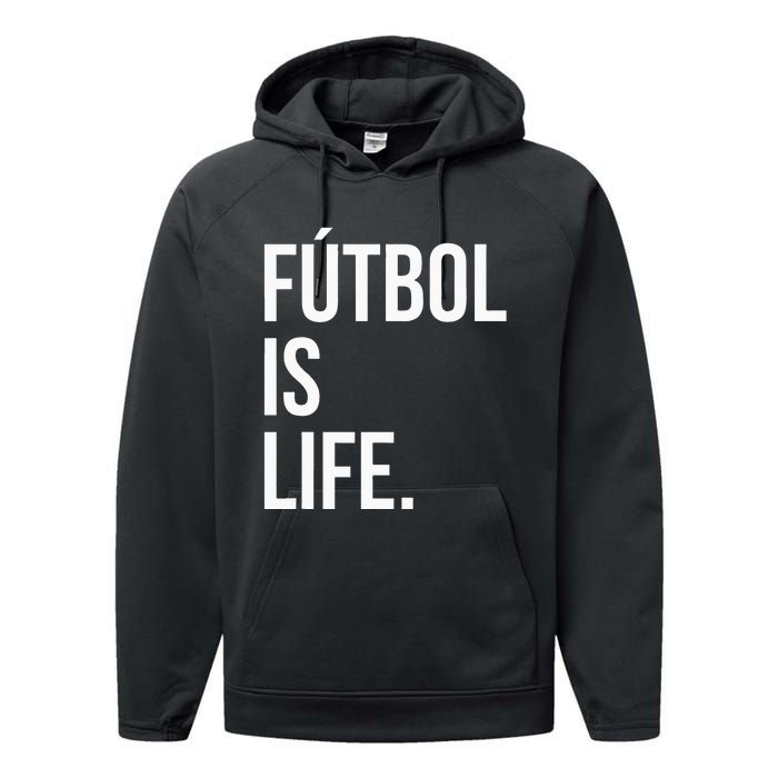 Futbol Is Life Performance Fleece Hoodie