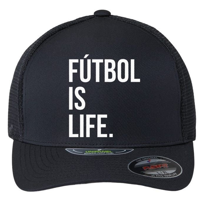 Futbol Is Life Flexfit Unipanel Trucker Cap