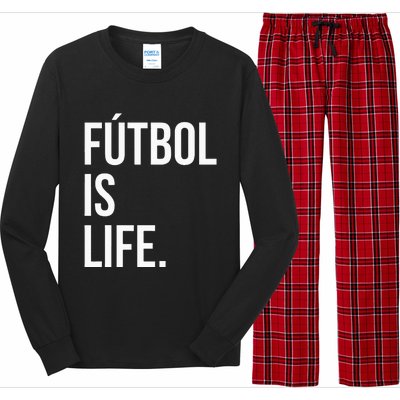 Futbol Is Life Long Sleeve Pajama Set