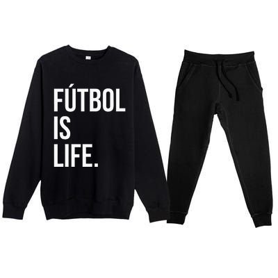 Futbol Is Life Premium Crewneck Sweatsuit Set