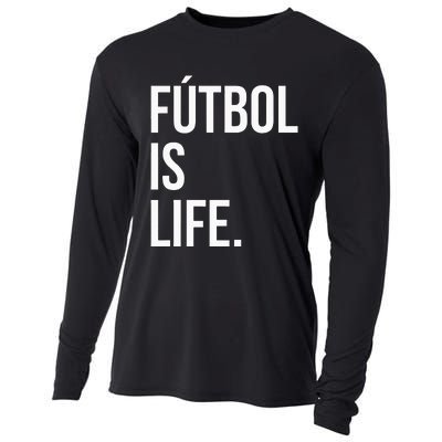 Futbol Is Life Cooling Performance Long Sleeve Crew