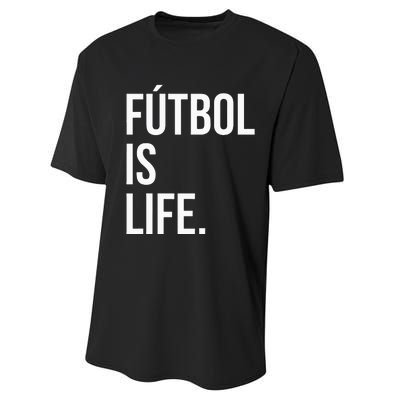 Futbol Is Life Performance Sprint T-Shirt