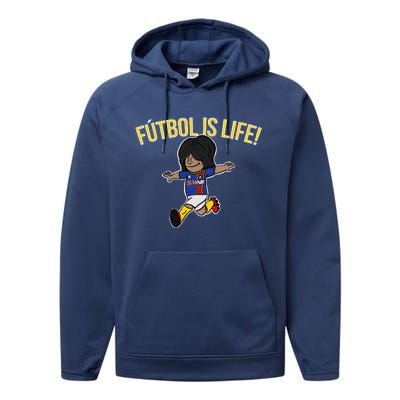 Futbol Is Life! Performance Fleece Hoodie