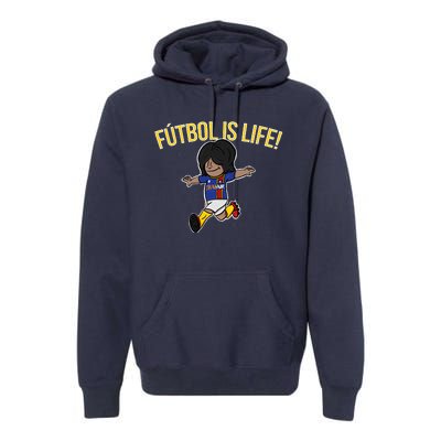 Futbol Is Life! Premium Hoodie