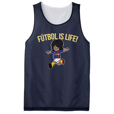 Futbol Is Life! Mesh Reversible Basketball Jersey Tank