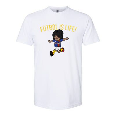 Futbol Is Life! Softstyle CVC T-Shirt