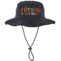 Futbol Is Life Football Lover Soccer Funny Vintage Legacy Cool Fit Booney Bucket Hat