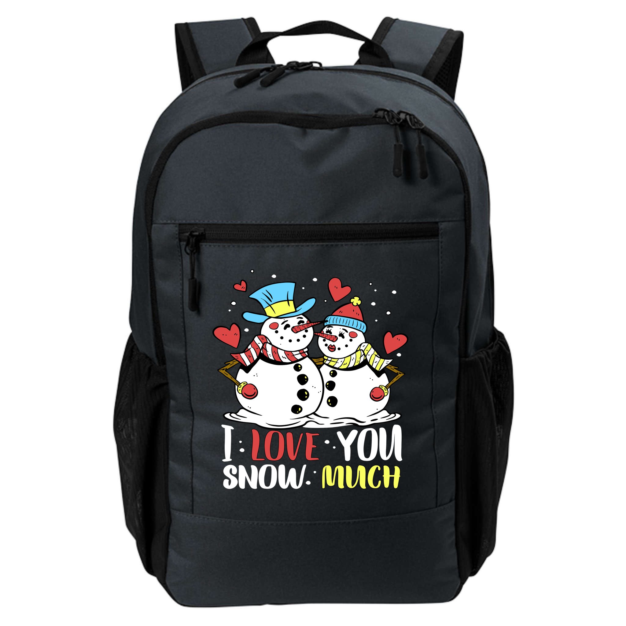 Funny I Love You Snow Much Snowman Women Backpack