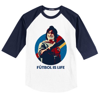 Futbol Is Life! Baseball Sleeve Shirt