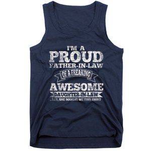 Father In Law Fathers Day From Daughter In Law Tank Top