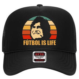 FUTBOL IS LIFE, Dani Rojas Fútbol Is Life High Crown Mesh Back Trucker Hat