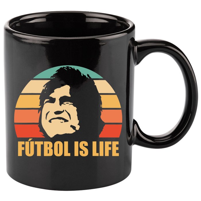 Futbol Is Life 11oz C Handle Ceramic Mug
