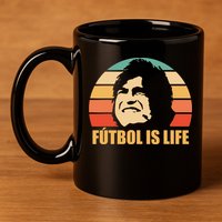 Futbol Is Life 11oz C Handle Ceramic Mug