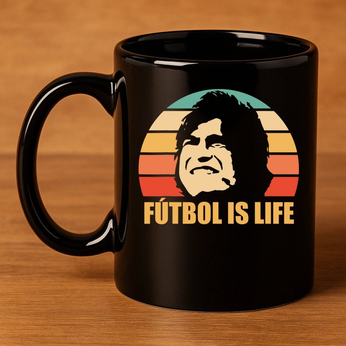Futbol Is Life 11oz C Handle Ceramic Mug
