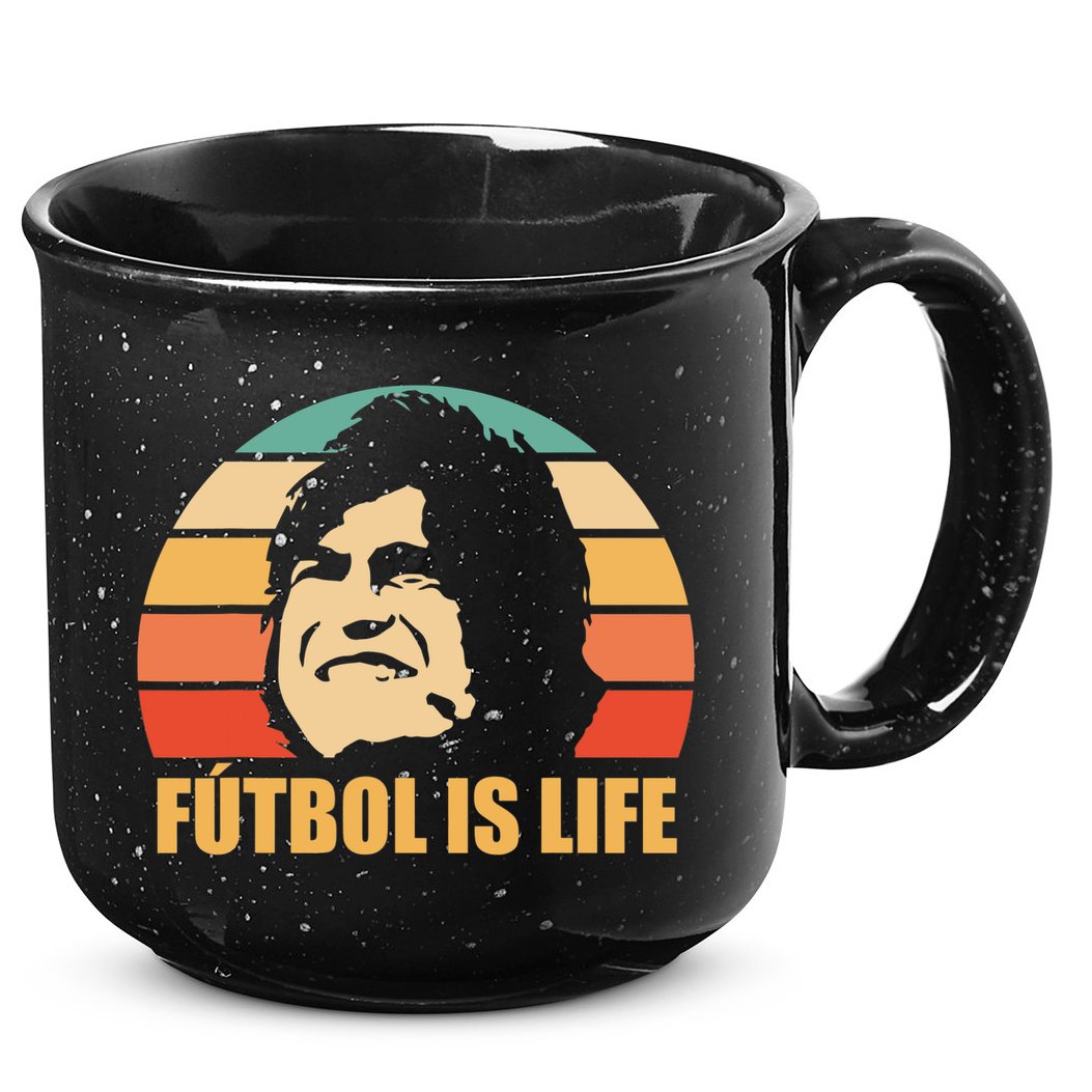 Futbol Is Life 15oz Campfire Ceramic Mug