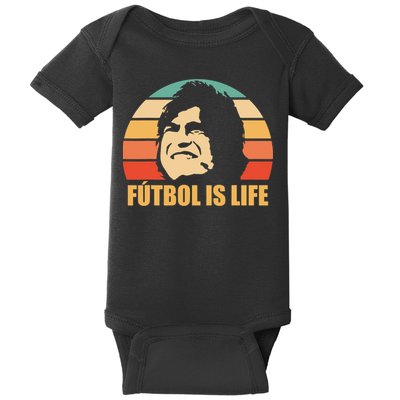 Futbol Is Life Baby Bodysuit