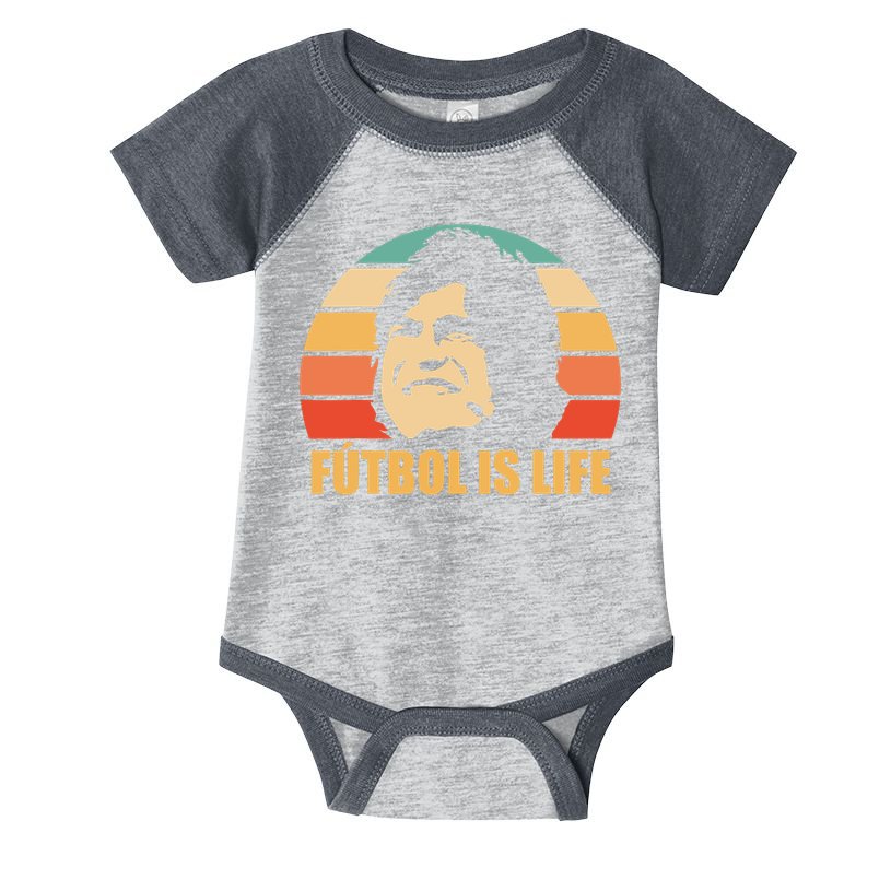 Futbol Is Life Infant Baby Jersey Bodysuit