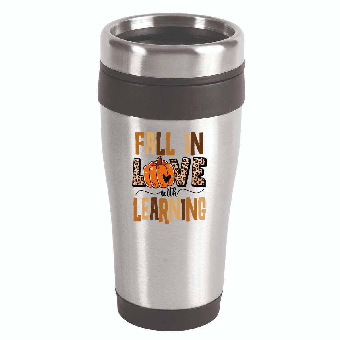 Fall In Love With Learning Teacher Gift 16oz Travel Tumbler