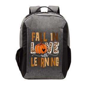 Fall In Love With Learning Teacher Gift Vector Backpack