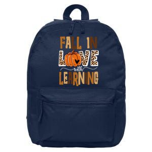 Fall In Love With Learning Teacher Gift 16 in Basic Backpack