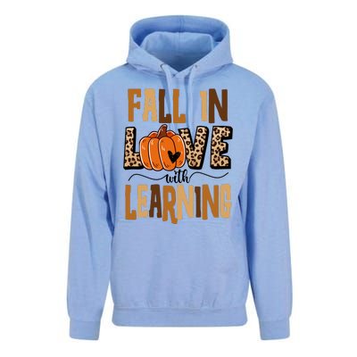 Fall In Love With Learning Teacher Gift Unisex Surf Hoodie