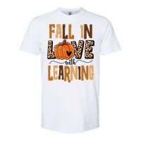 Fall In Love With Learning Teacher Gift Softstyle CVC T-Shirt