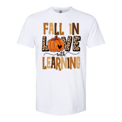 Fall In Love With Learning Teacher Gift Softstyle® CVC T-Shirt