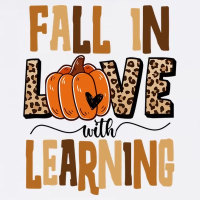 Fall In Love With Learning Teacher Gift T-Shirt