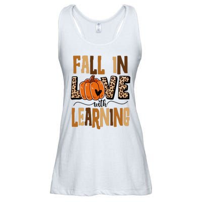 Fall In Love With Learning Teacher Gift Ladies Essential Flowy Tank